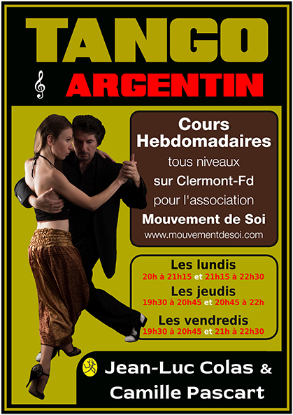 Jean-Luc Colas, cours de Tango à Clermont-ferrand